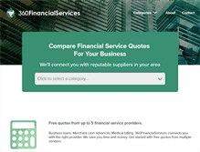 Tablet Screenshot of 360financialservices.com